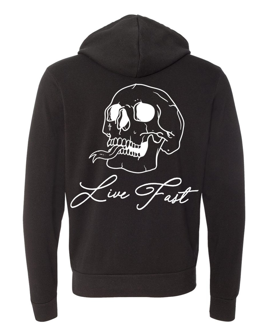 Image of LIVE FAST PULLOVER HOODIE